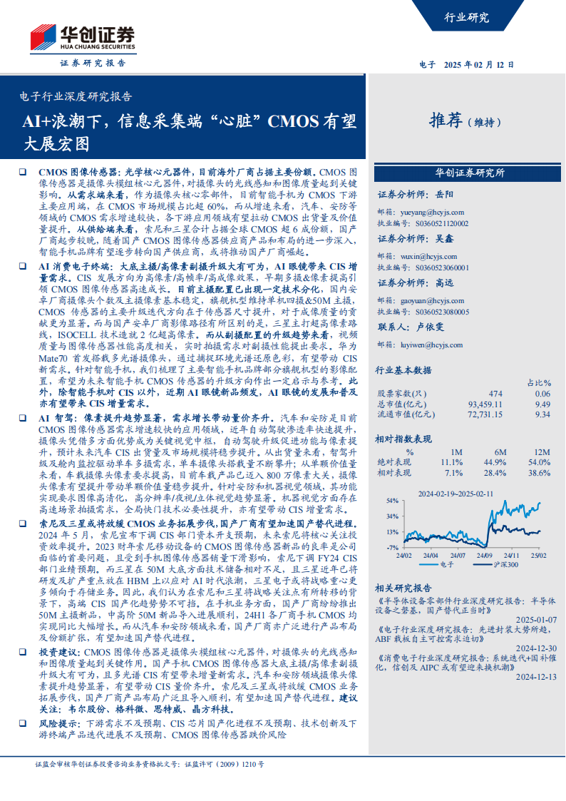 CMOS 图像传感器行业深度研究报告：AI+浪潮下，信息采集端“心脏”CMOS有望大展宏图,CMOS,图像传感器,AI,CMOS,图像传感器,AI,第1张