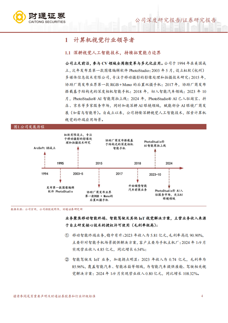 虹软科技研究报告：智驾和端侧AI两翼齐飞，ArcMuse激发新活力,虹软科技,智驾,AI,ArcMuse,虹软科技,智驾,AI,ArcMuse,第4张