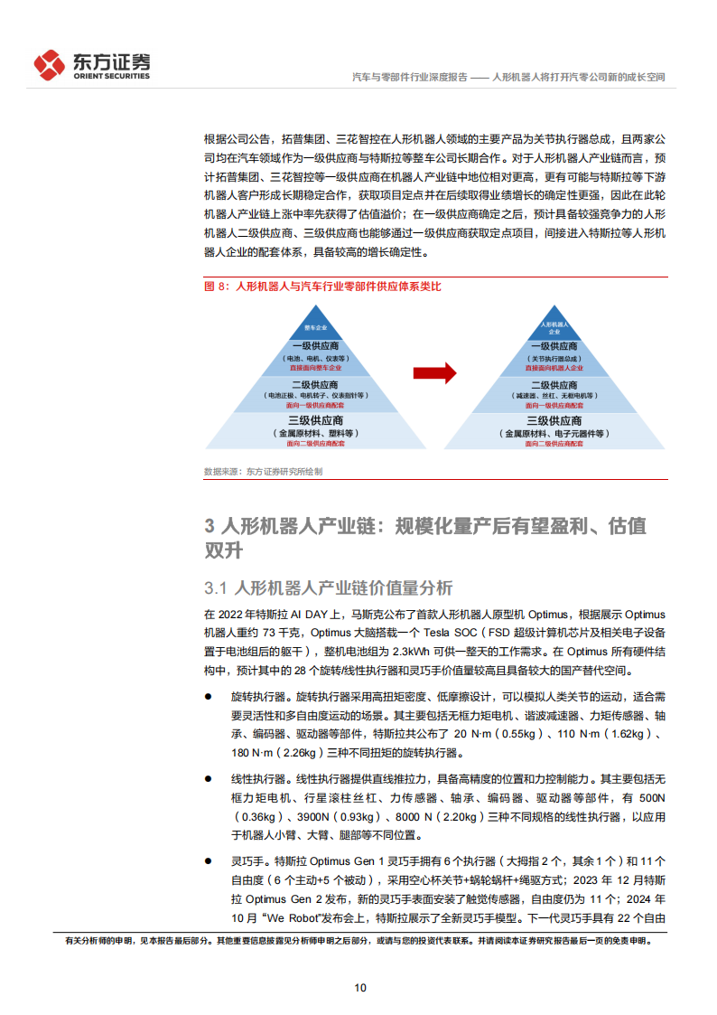 人形机器人行业专题报告：人形机器人将打开汽零公司新的成长空间,人形机器人,汽零,人形机器人,汽零,第10张