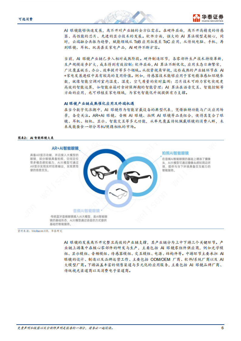 可选消费行业专题研究：从AI眼镜看家电龙头价值重估,AI眼镜,AI眼镜,第6张