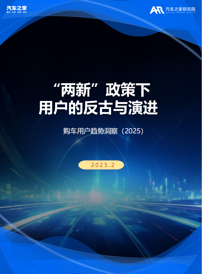 购车用户趋势洞察（2025）：“两新”政策下，用户的反古与演进,购车,汽车,购车,汽车,第1张