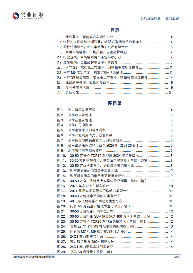 北汽蓝谷研究报告：享界S9增程版上市在即，盈利改善可期,北汽蓝谷,享界,北汽蓝谷,享界,第2张