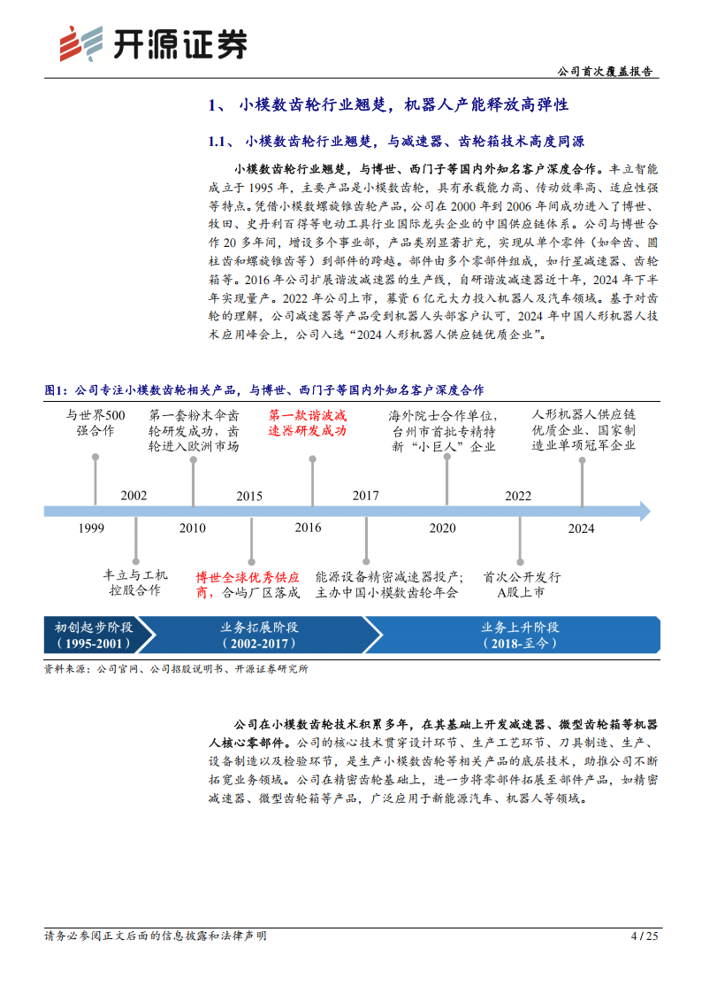 丰立智能研究报告：小模数齿轮翘楚，人形机器人传动新星,丰立智能,人形机器人,丰立智能,人形机器人,第4张
