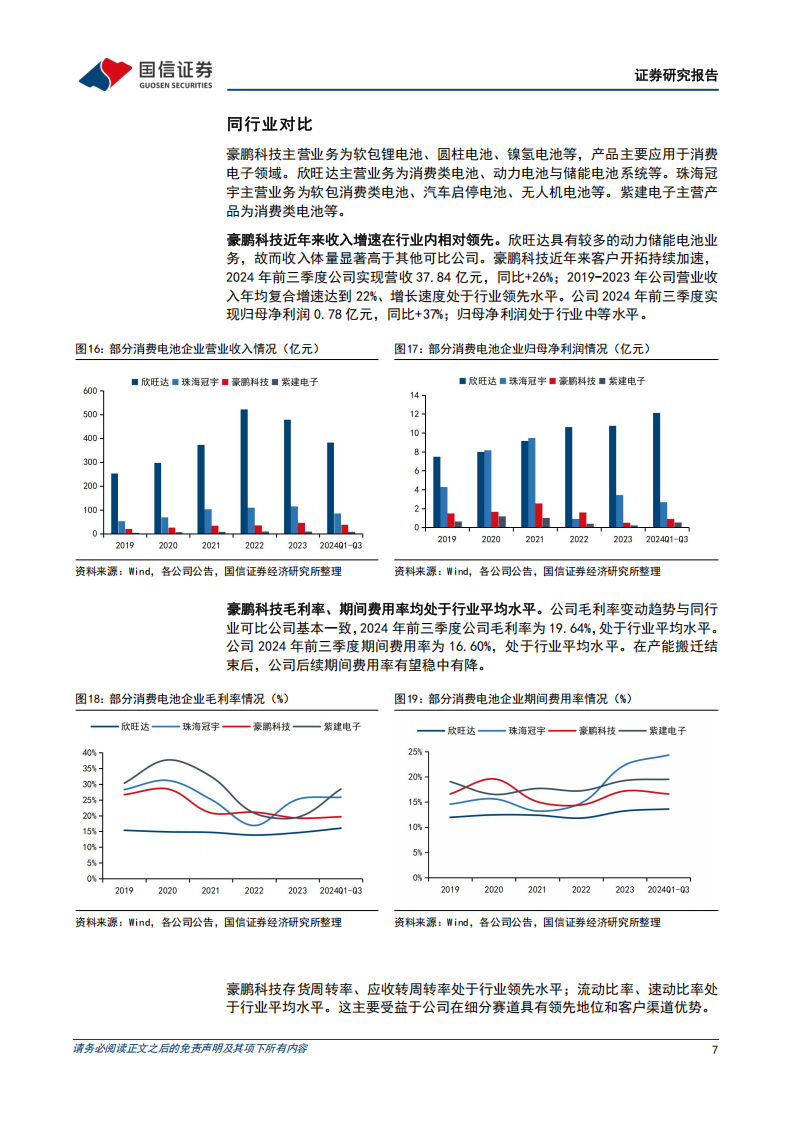 豪鹏科技研究报告：深耕消费电池多年，AI端侧新产品赋能公司长期发展,豪鹏科技,电池,AI,豪鹏科技,电池,AI,第7张
