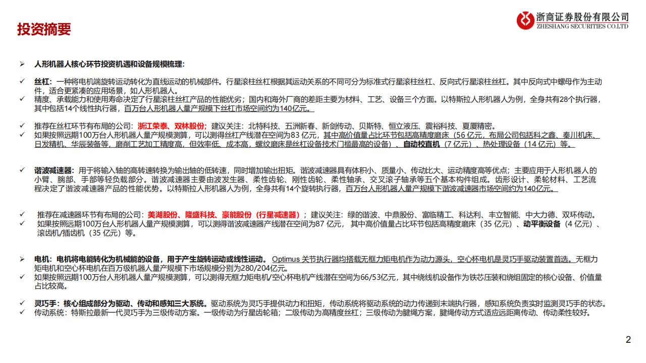 机器人行业专题报告：人形机器人大规模量产在即，关注核心环节投资机会,机器人,机器人,第2张