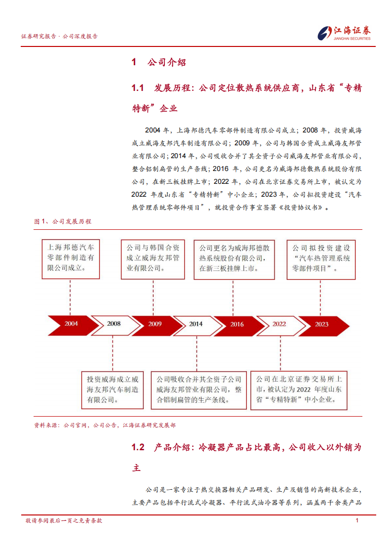 邦德股份研究报告：定位冷凝器ODM供应商，产品覆盖全球畅销车型,定位冷凝器,供应商,邦德股份,定位冷凝器,供应商,邦德股份,第4张