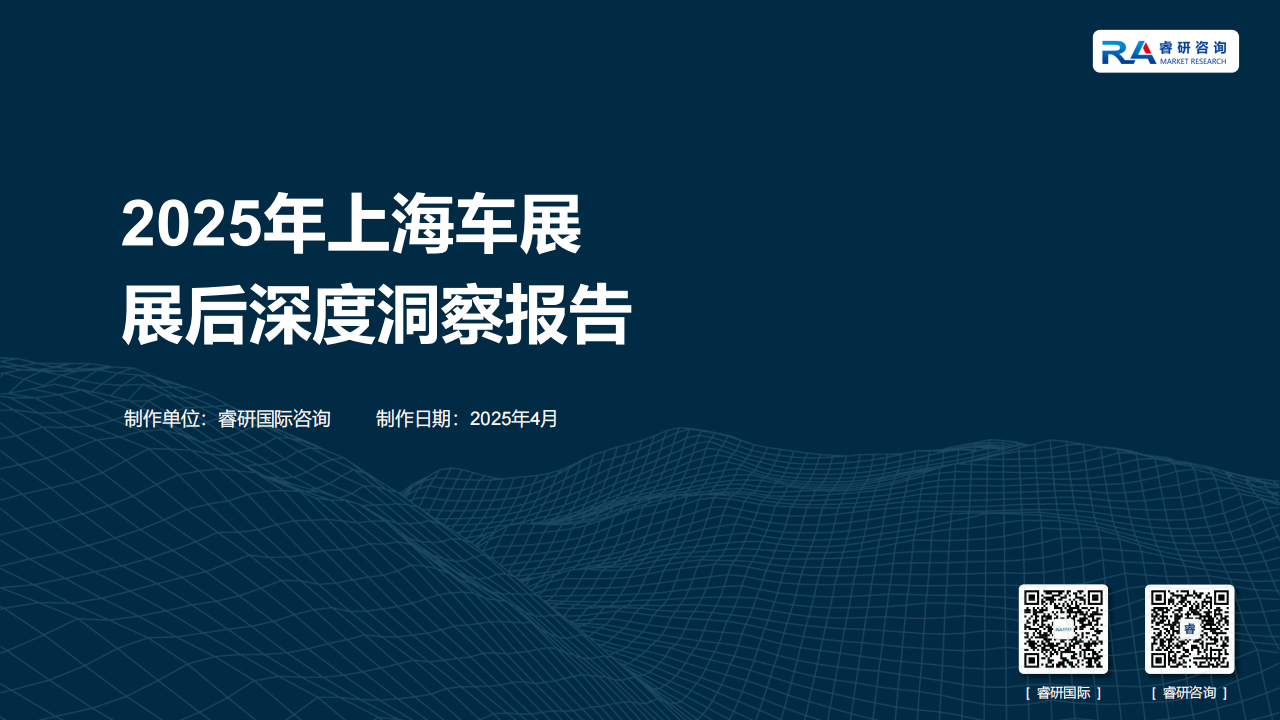 2025年上海车展展后深度洞察报告,上海车展,上海车展,第1张