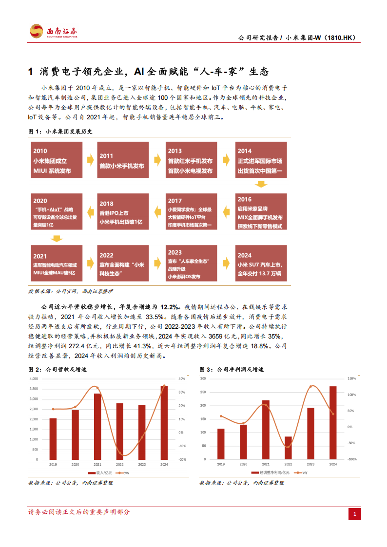 小米集团研究报告：AI赋能人车家生态，汽车打造公司成长第二极,小米集团,AI,人车家,汽车,小米集团,AI,人车家,汽车,第5张