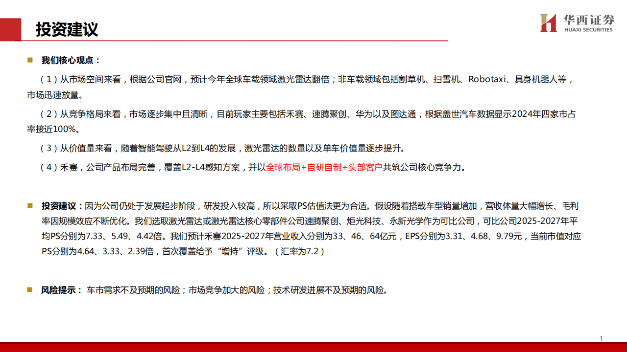 禾赛研究报告：乘智驾平权、具身智能东风，激光雷达龙头攻城略地,禾赛,智驾平权,激光雷达,禾赛,智驾平权,激光雷达,第2张