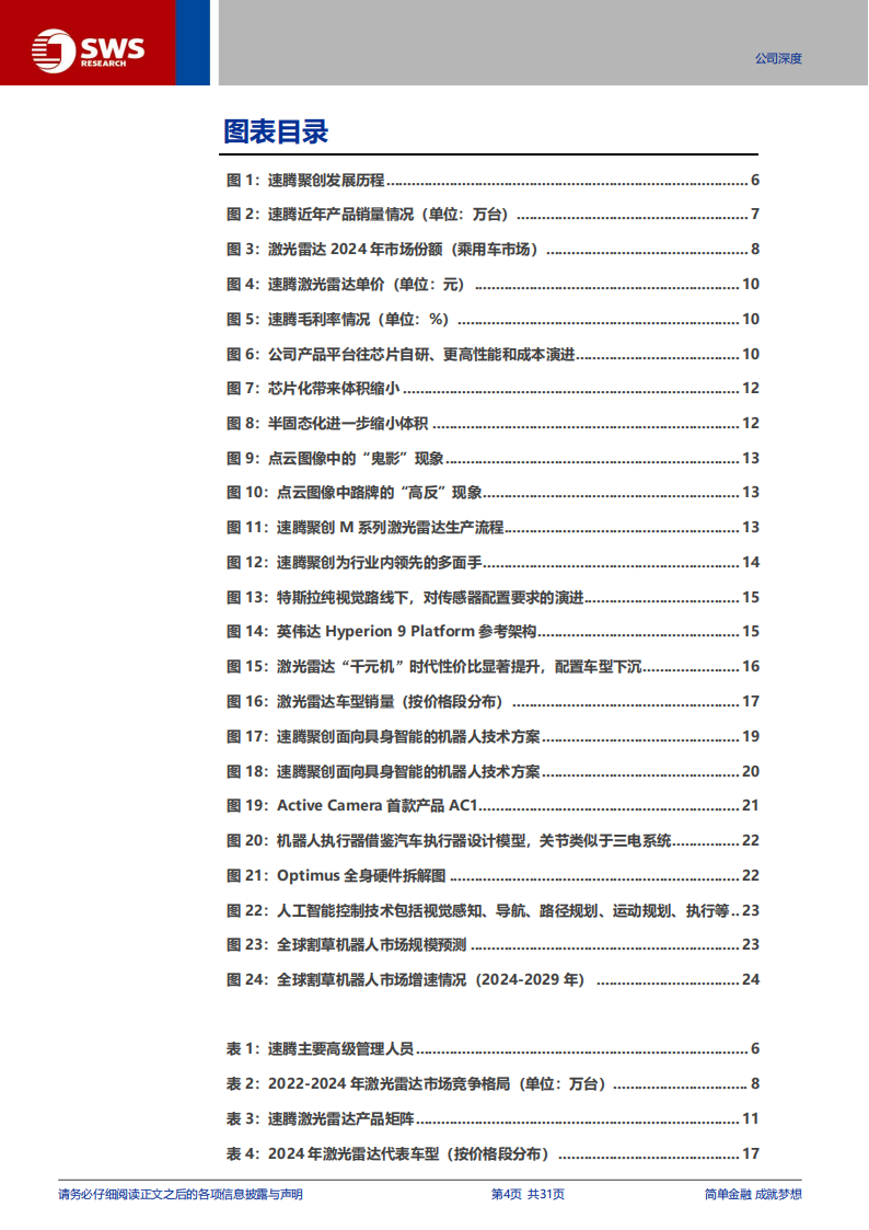 速腾聚创研究报告：激光雷达领军再一程，迈向机器人技术平台公司,速腾聚创,激光雷达,机器人,速腾聚创,激光雷达,机器人,第4张