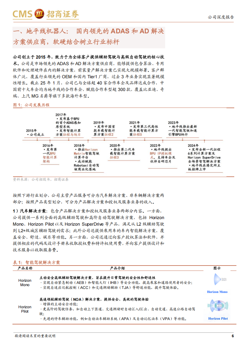 地平线机器人研究报告：国内头部智驾解决方案供应商，软硬一体打造智驾生态标杆,地平线机器人,地平线机器人,第6张