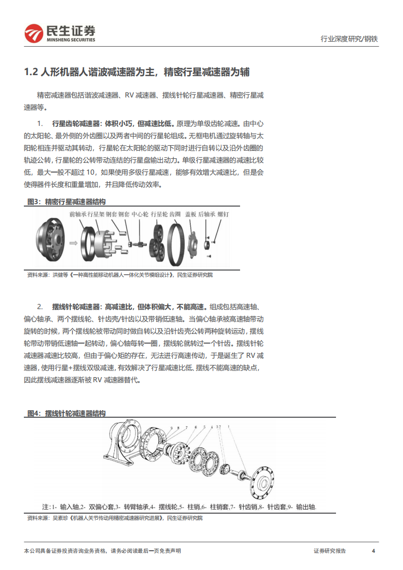 人形机器人材料行业分析：减速器材料，工艺优化正当时,人形机器人,人形机器人,第4张