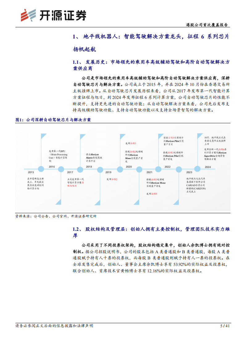 地平线机器人研究报告：智能驾驶解决方案龙头，软硬协同构筑核心竞争力,地平线机器人,智能驾驶,地平线机器人,智能驾驶,第5张