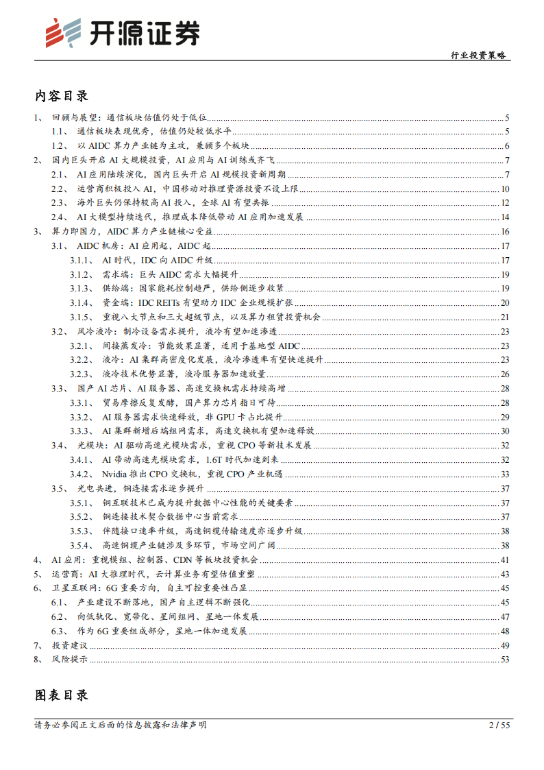 通信行业2025年投资策略：AIDC算力产业链迎黄金新周期,通信,通信,第2张