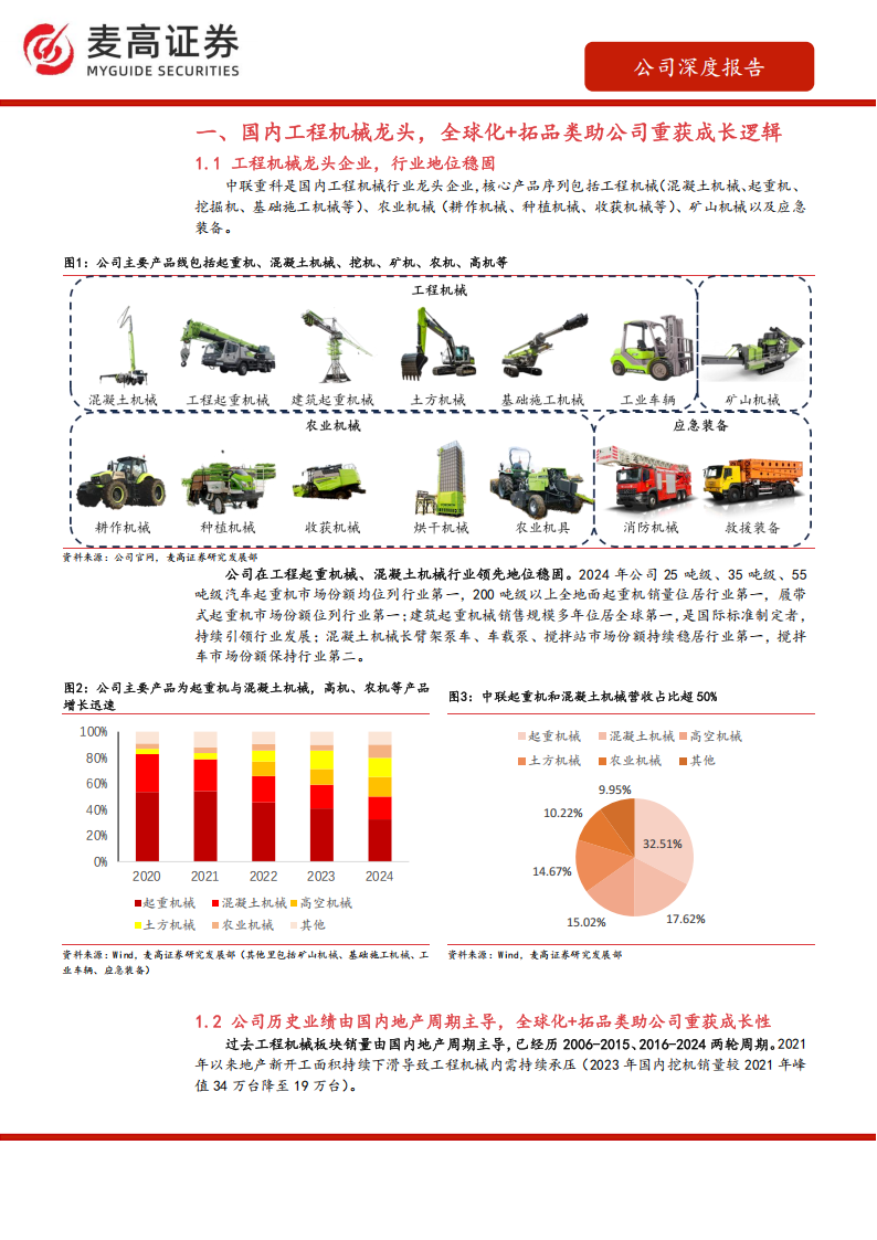 中联重科研究报告：全球布局、品类创新注入长期成长动能，内销企稳有望迎来内外共振,中联重科,中联重科,第5张