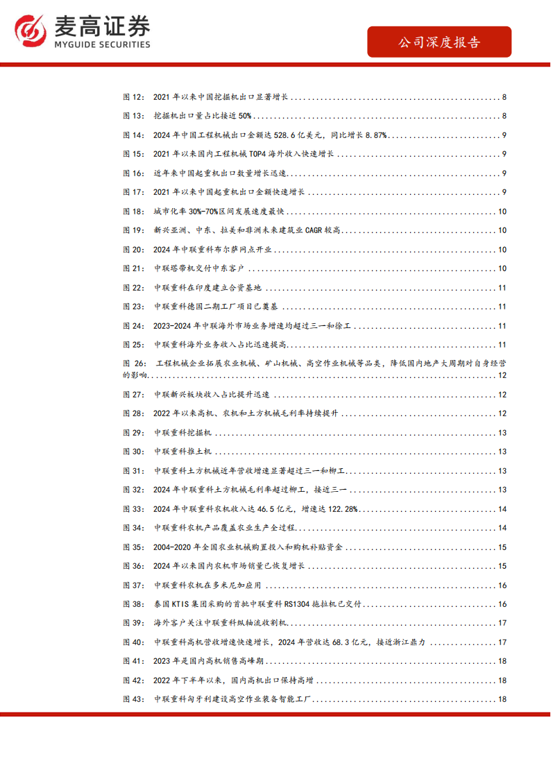 中联重科研究报告：全球布局、品类创新注入长期成长动能，内销企稳有望迎来内外共振,中联重科,中联重科,第3张