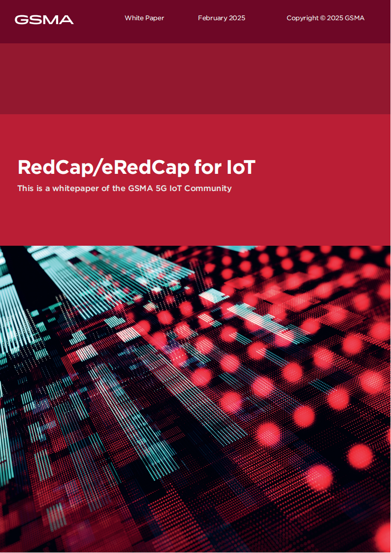 2025 RedCap和eRedCap技术在物联网中的应用白皮书（英文）,RedCap,物联网,RedCap,物联网,第1张