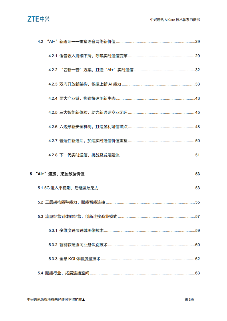 中兴通讯：2025年AICore技术体系白皮书,中兴通讯,AICore,中兴通讯,AICore,第3张