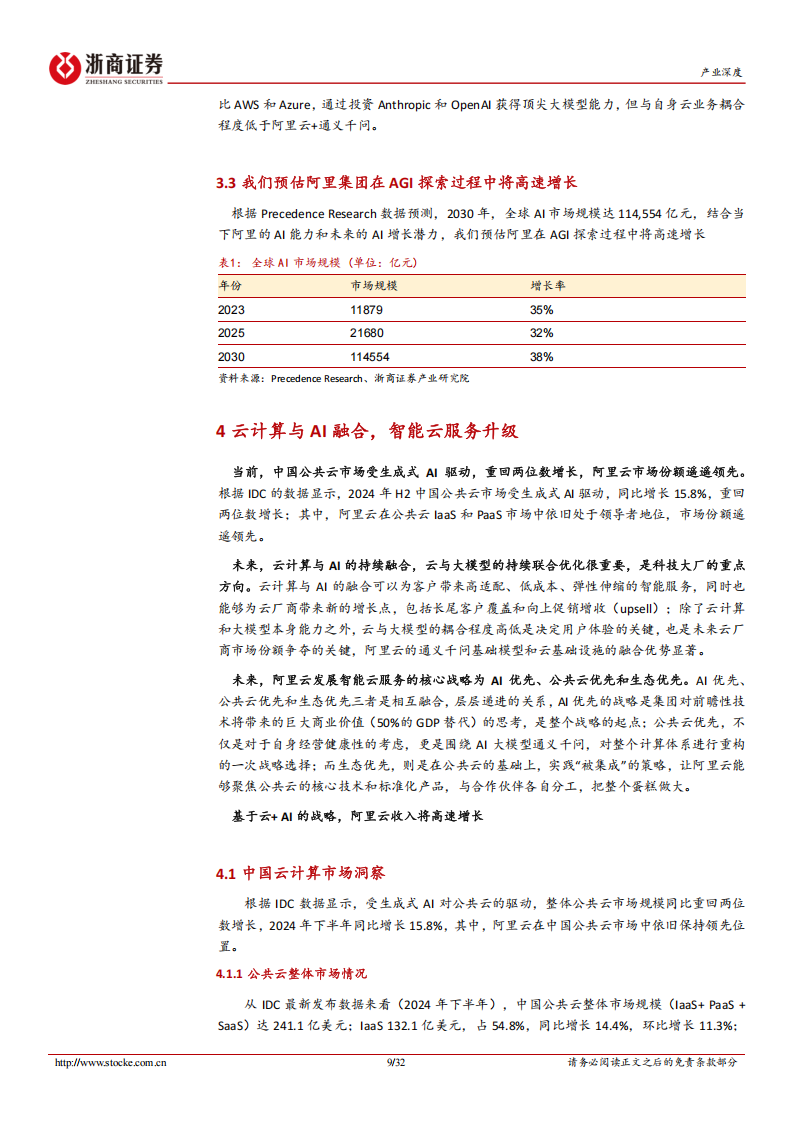 互联网行业深度报告：以云计算+AI为主线看阿里巴巴未来发展,云计算,AI,阿里巴巴,云计算,AI,阿里巴巴,第9张