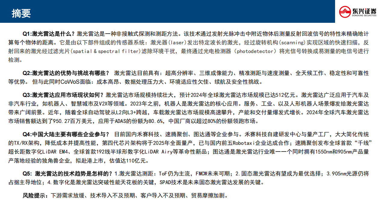 激光雷达行业深度分析：激光雷达行业五问五答,激光雷达,激光雷达,第2张