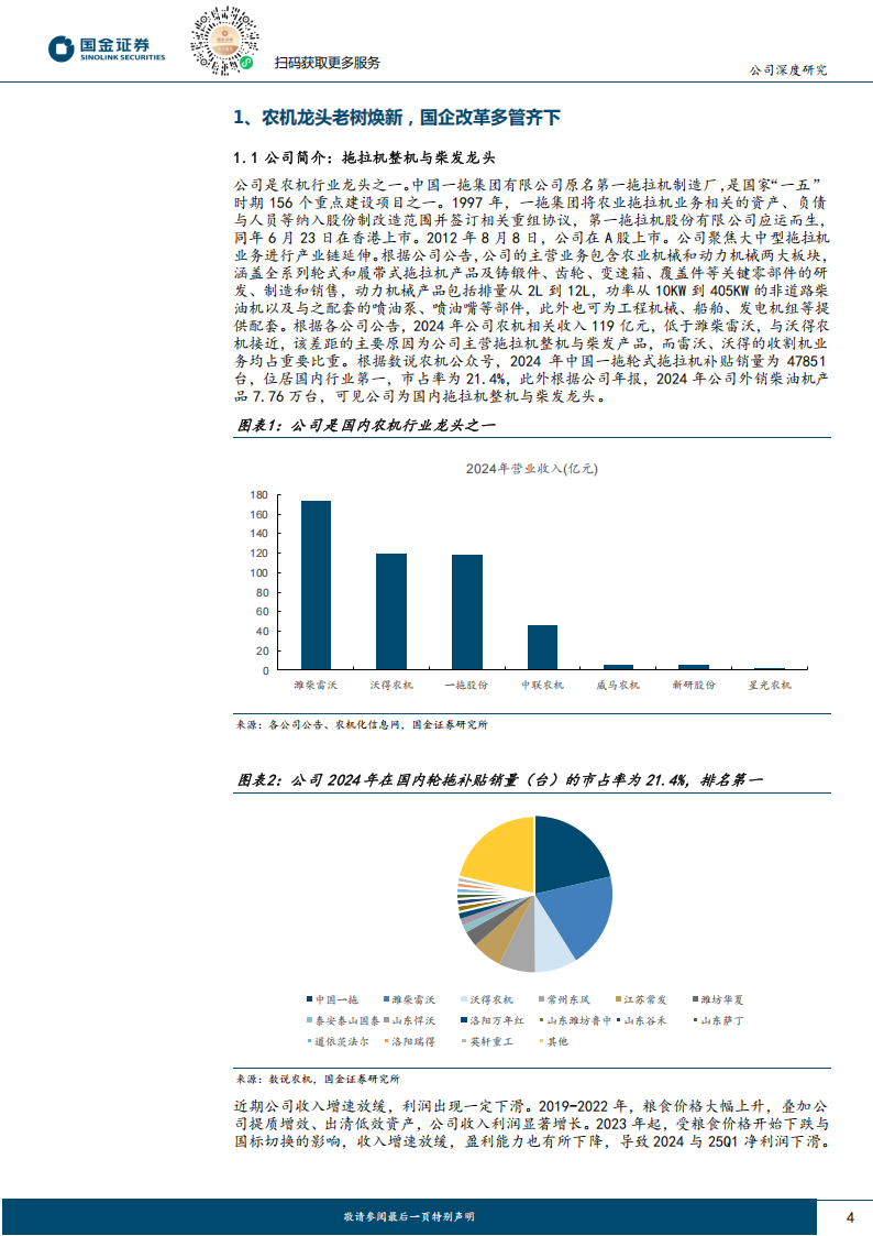 一拖股份研究报告：周期反转在即，产品升级势不可挡,一拖股份,一拖股份,第4张