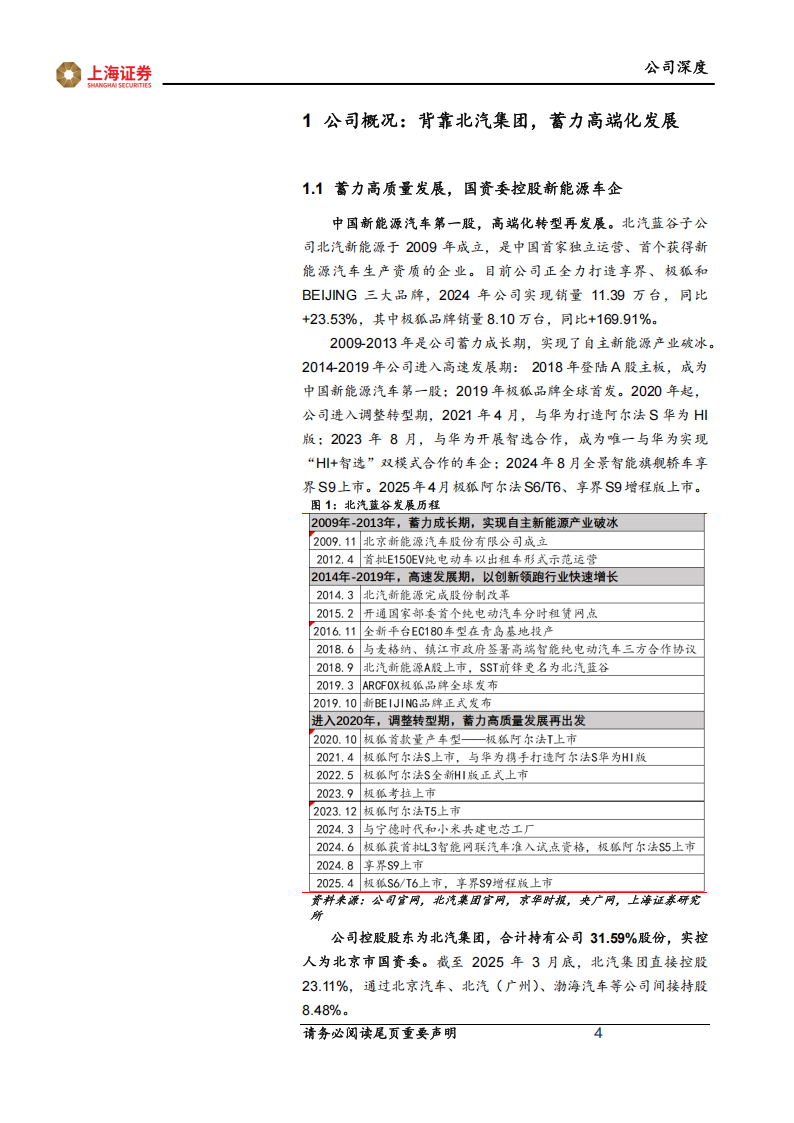 北汽蓝谷研究报告：极狐矩阵重构增长新势，华为智驾赋能高端转型,北汽蓝谷,极狐,华为,智驾,北汽蓝谷,极狐,华为,智驾,第4张