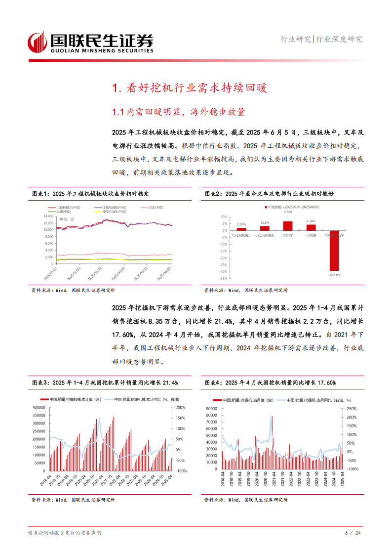 工程机械行业2025年度中期投资策略：设备更新政策落地&新兴地区放量促需求释放,工程机械,工程机械,第7张