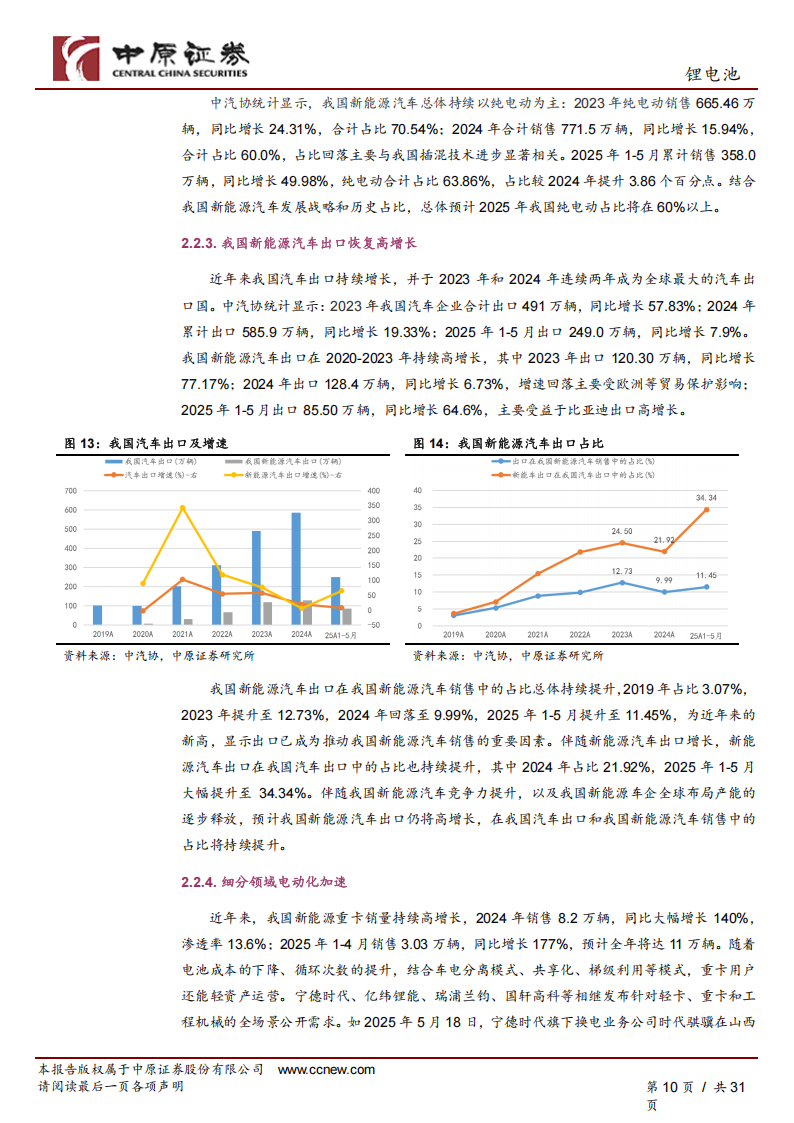 锂电池行业下半年度投资策略：业绩恢复增长，关注三条主线,锂电池,锂电池,第10张