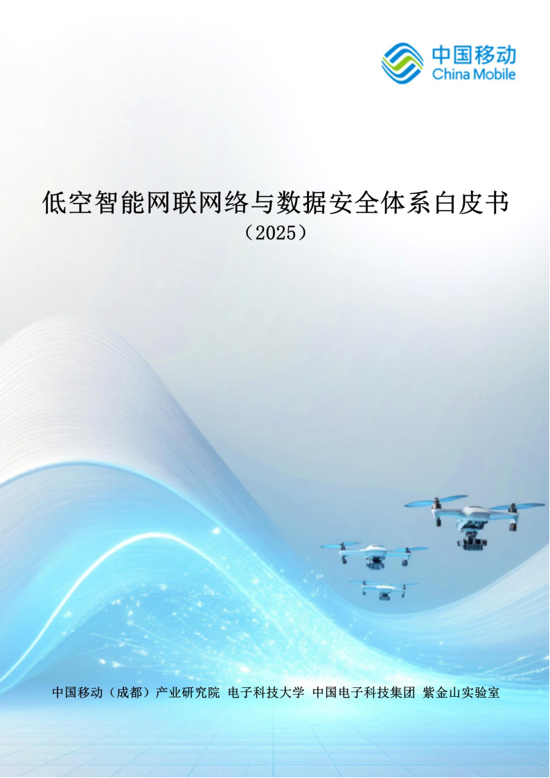 低空智能网联网络与数据安全体系白皮书（2025）,低空经济,智能网联,低空经济,智能网联,第1张