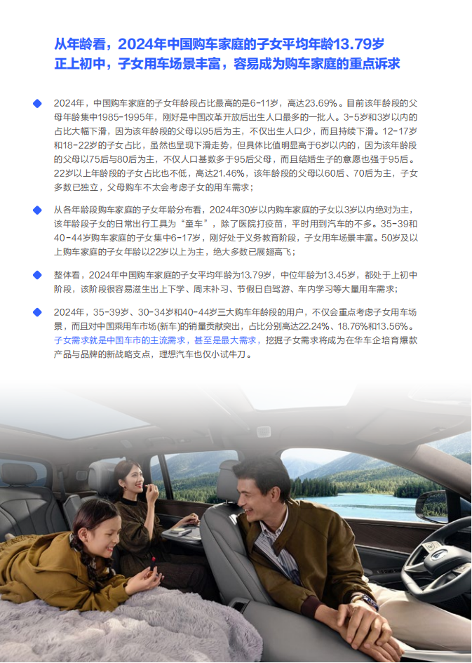 孩子需求是中国车市的最大痛点-中国购车用户家庭收支洞察报告之养育子女篇（2025版）,汽车,汽车,第7张