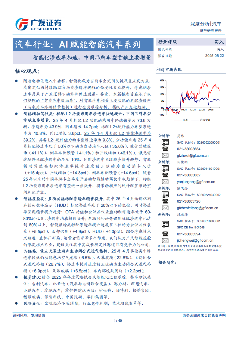 汽车行业分析报告：AI赋能智能汽车系列，智能化渗透率加速，中国品牌车型贡献主要增量,汽车,AI,智能汽车,智能化,中国品牌,汽车,AI,智能汽车,智能化,中国品牌,第1张