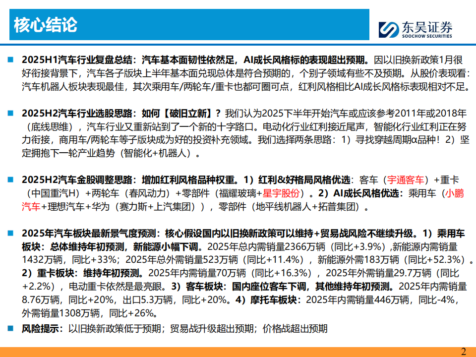 2025H2汽车行业投资策略：破旧立新,汽车,汽车,第2张