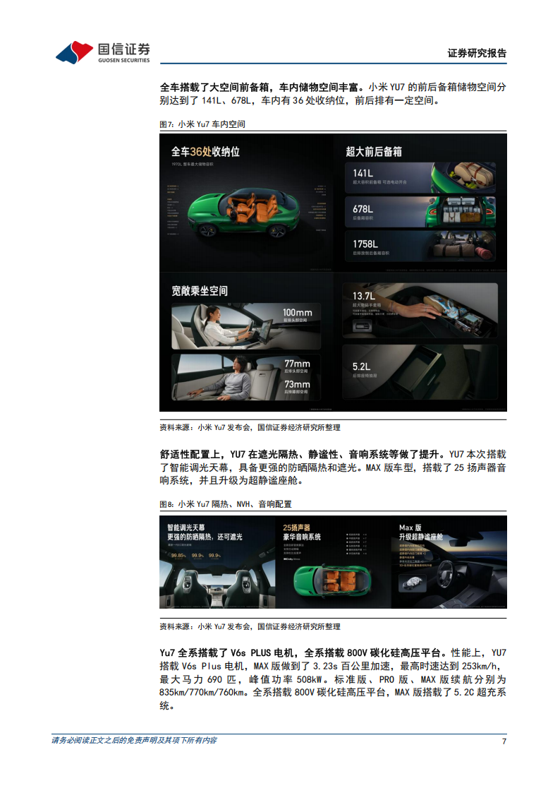 小米汽车专题报告：小米Yu7发布，正式进入1-N阶段,小米汽车,Yu7,小米汽车,Yu7,第7张
