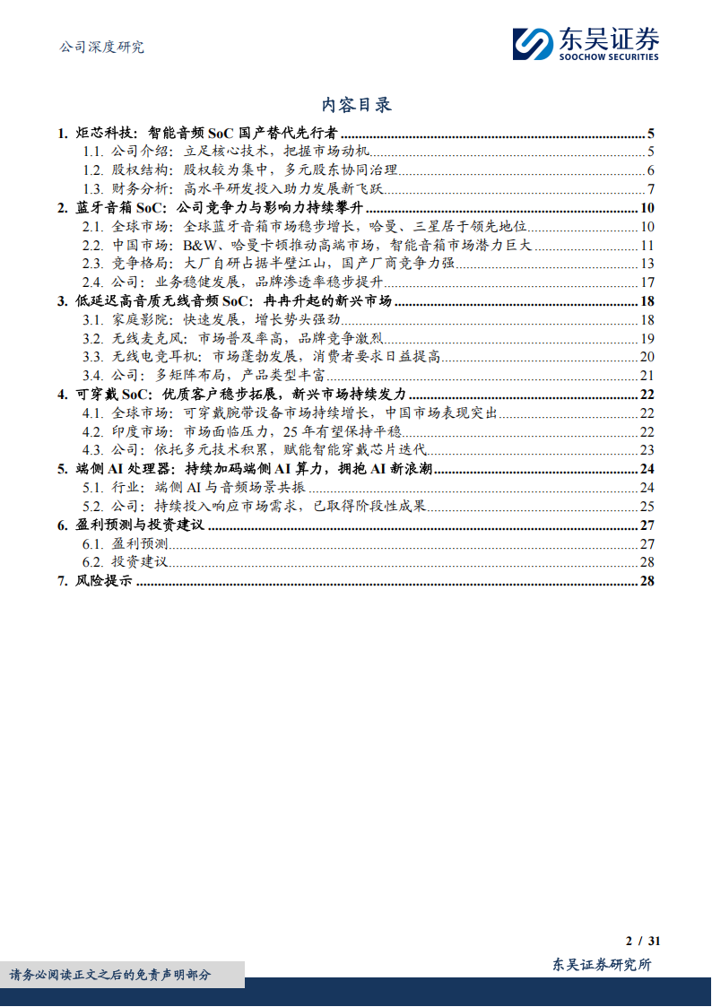 炬芯科技研究报告：智能音频赋能AIoT，存算一体驱动成长,炬芯科技,智能音频,AIoT,炬芯科技,智能音频,AIoT,第2张