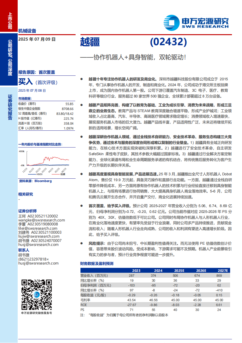 越疆研究报告：协作机器人+具身智能，双轮驱动！,越疆,协作机器人,具身智能,越疆,协作机器人,具身智能,第1张