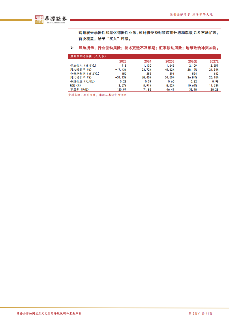 晶方科技研究报告：WLCSP先进封装龙头，车载CIS需求扩张带来增长新动能,晶方科技,WLCSP,晶方科技,WLCSP,第2张