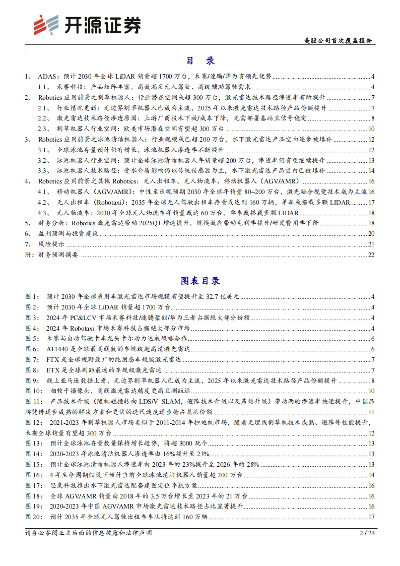 禾赛科技研究报告：ADAS激光雷达龙头，庭院机器人等Robotics领域构筑第二成长曲线,禾赛科技,ADAS,激光雷达,庭院机器人,Robotics,禾赛科技,ADAS,激光雷达,庭院机器人,Robotics,第2张