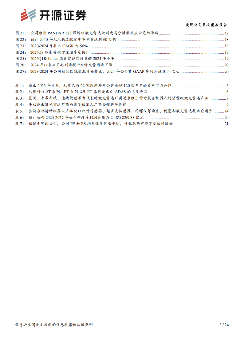 禾赛科技研究报告：ADAS激光雷达龙头，庭院机器人等Robotics领域构筑第二成长曲线,禾赛科技,ADAS,激光雷达,庭院机器人,Robotics,禾赛科技,ADAS,激光雷达,庭院机器人,Robotics,第3张