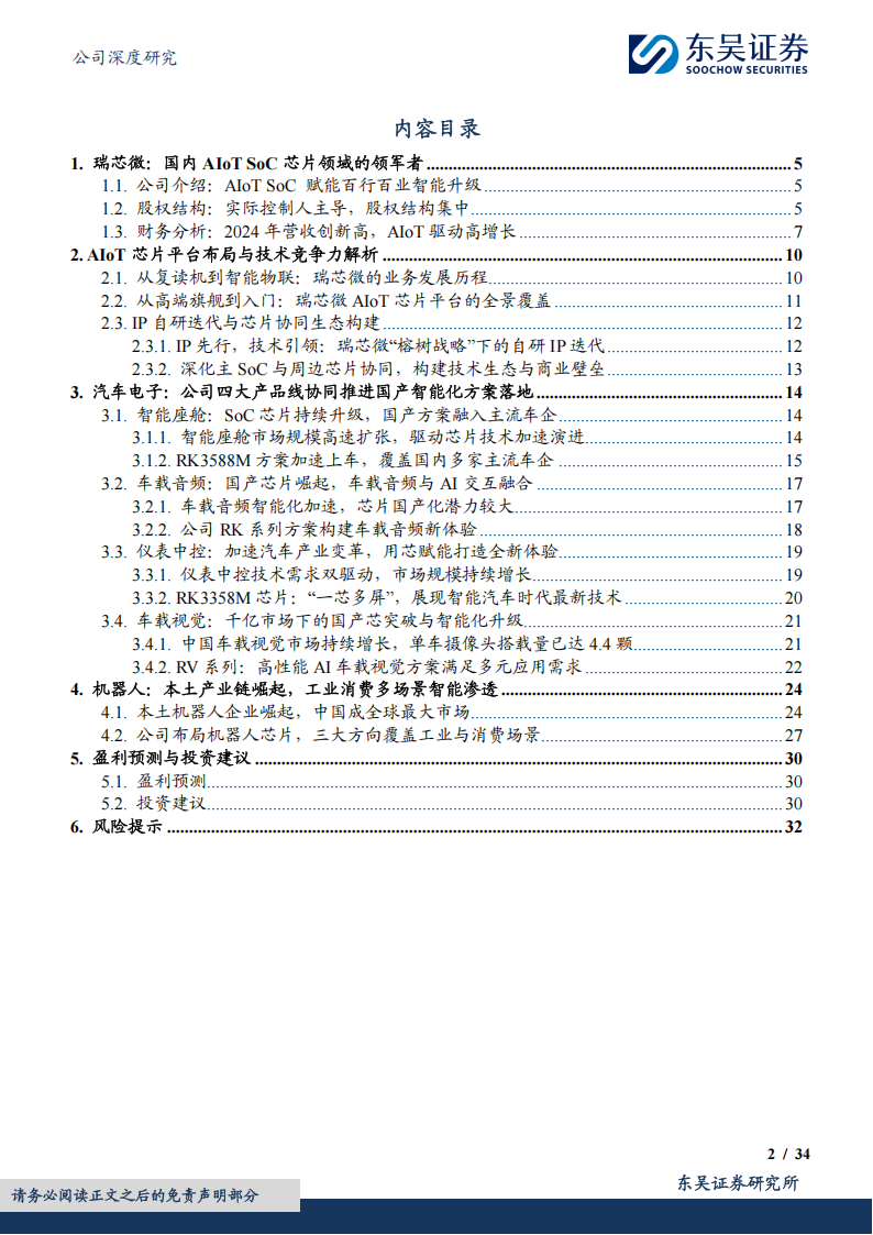 瑞芯微研究报告：AIoT SoC芯片领军者，拥抱端侧AI新机遇,瑞芯微,AIoT,SoC,芯片,AI,瑞芯微,AIoT,SoC,芯片,AI,第2张