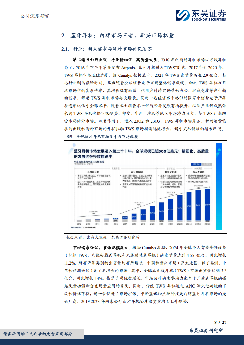 中科蓝讯研究报告：端侧赋能可穿戴 SoC，跨领域拓展新蓝海,中科蓝讯,端侧,可穿戴,,SoC,中科蓝讯,端侧,可穿戴,SoC,第8张