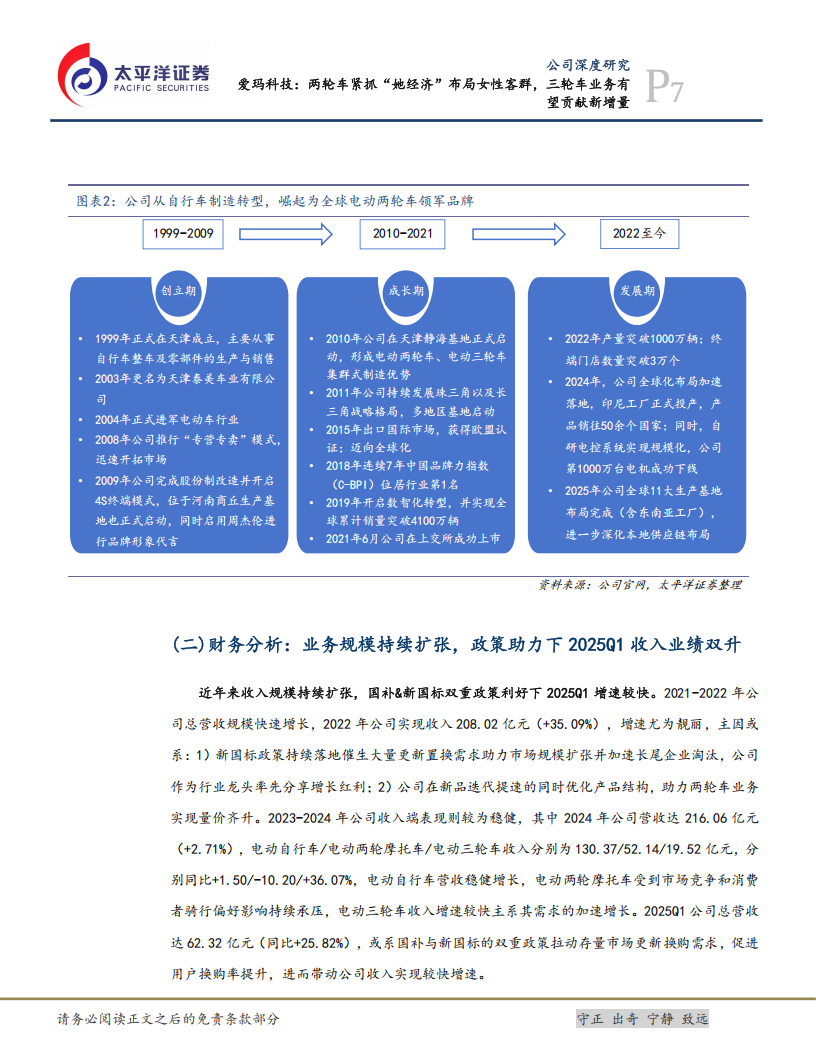 爱玛科技研究报告：两轮车紧抓“她经济”布局女性客群，三轮车业务有望贡献新增量,爱玛科技,两轮车,三轮车,爱玛科技,两轮车,三轮车,第7张