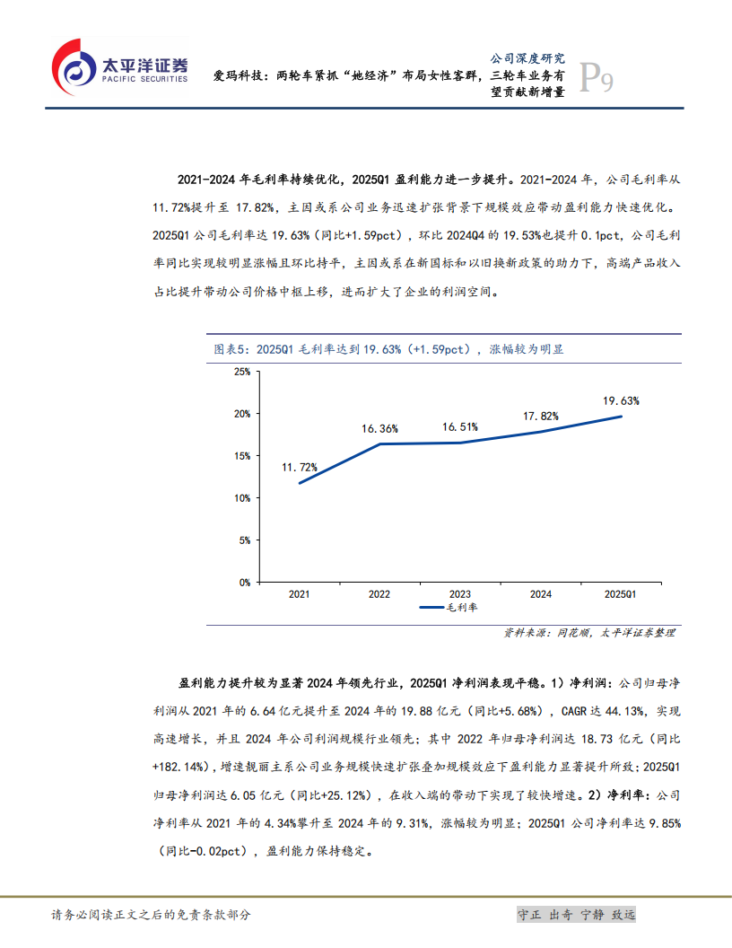 爱玛科技研究报告：两轮车紧抓“她经济”布局女性客群，三轮车业务有望贡献新增量,爱玛科技,两轮车,三轮车,爱玛科技,两轮车,三轮车,第9张