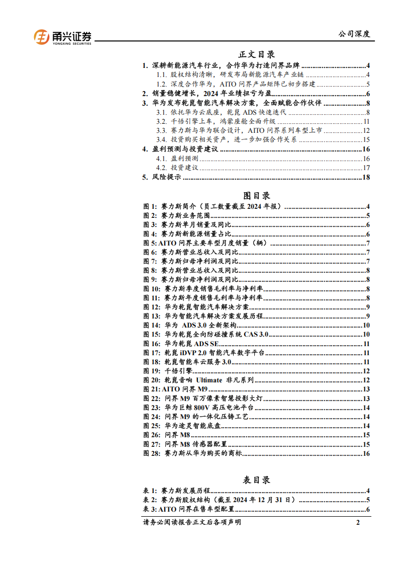 赛力斯研究报告：深度合作华为，AITO问界树立自主高端品牌标杆,赛力斯,华为,AITO,问界,赛力斯,华为,AITO,问界,第2张