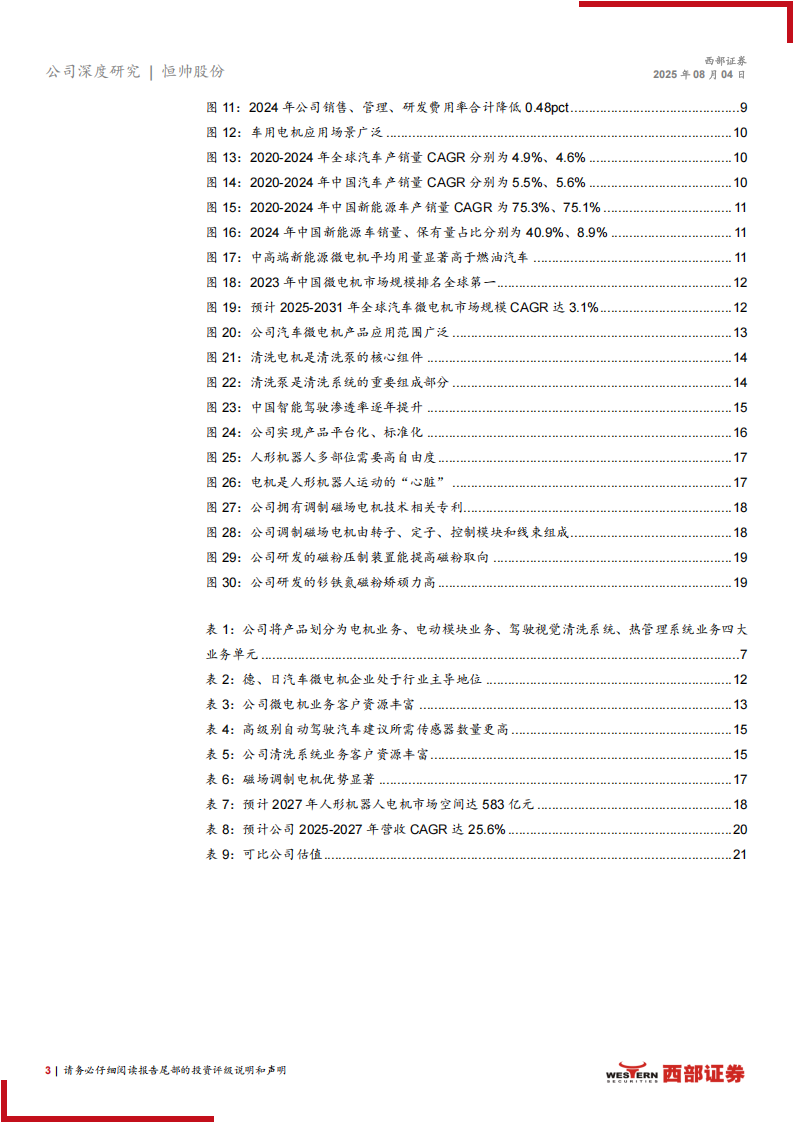 恒帅股份研究报告：汽车微电机核心企业，有望切入人形机器人电机领域,恒帅股份,汽车,微电机,人形机器人,恒帅股份,汽车,微电机,人形机器人,第3张