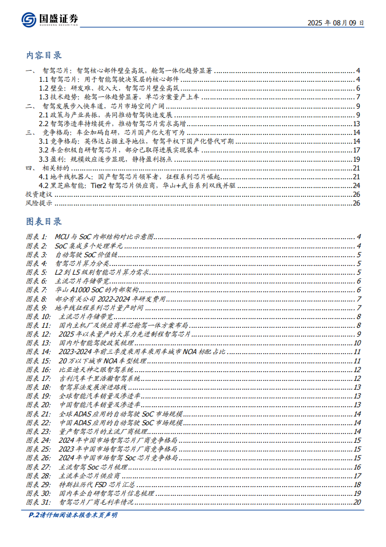 智驾芯片行业专题报告：核心部件壁垒高筑，国产替代正当时,智驾芯片,智驾芯片,第2张