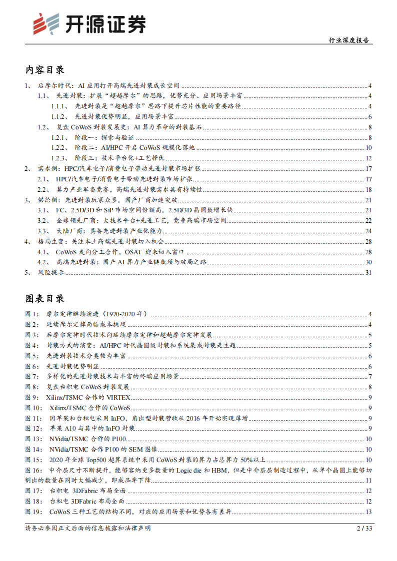 半导体行业深度报告：高端先进封装，AI时代关键基座，重视自主可控趋势下的投资机会,半导体,AI,半导体,AI,第2张