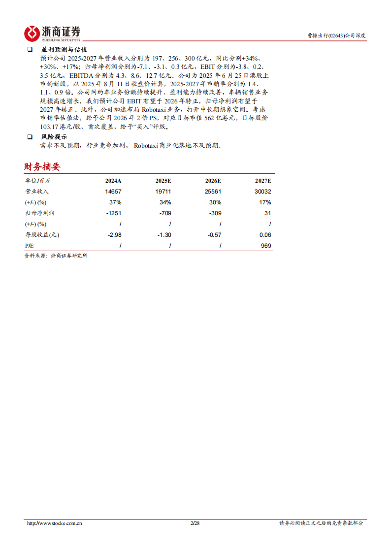 曹操出行研究报告：头部网约车平台，定制车生态赋能卡位Robotaxi,曹操出行,网约车,Robotaxi,曹操出行,网约车,Robotaxi,第2张