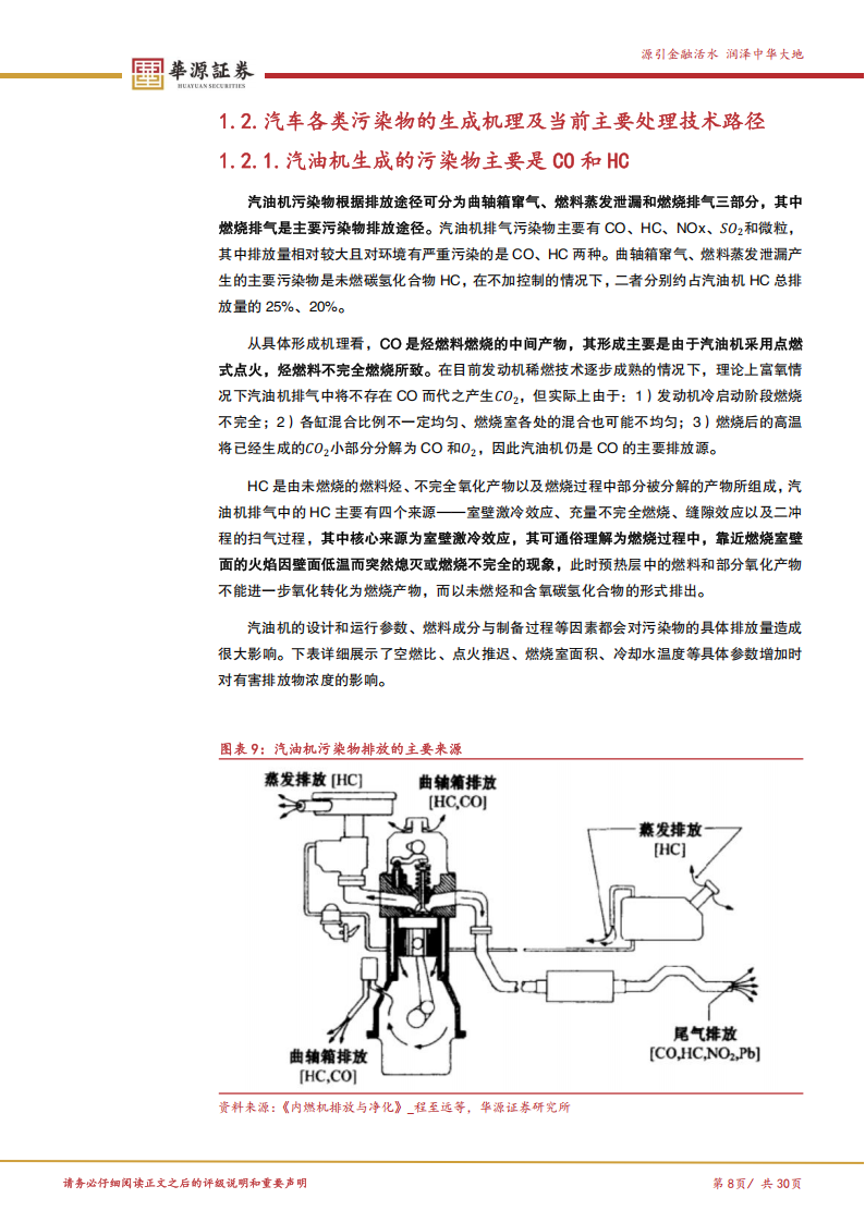 汽车行业深度报告：国七标准渐进，尾气后处理环节或将迎来新一轮迭代周期,汽车,国七标准,尾气后处理,汽车,国七标准,尾气后处理,第8张