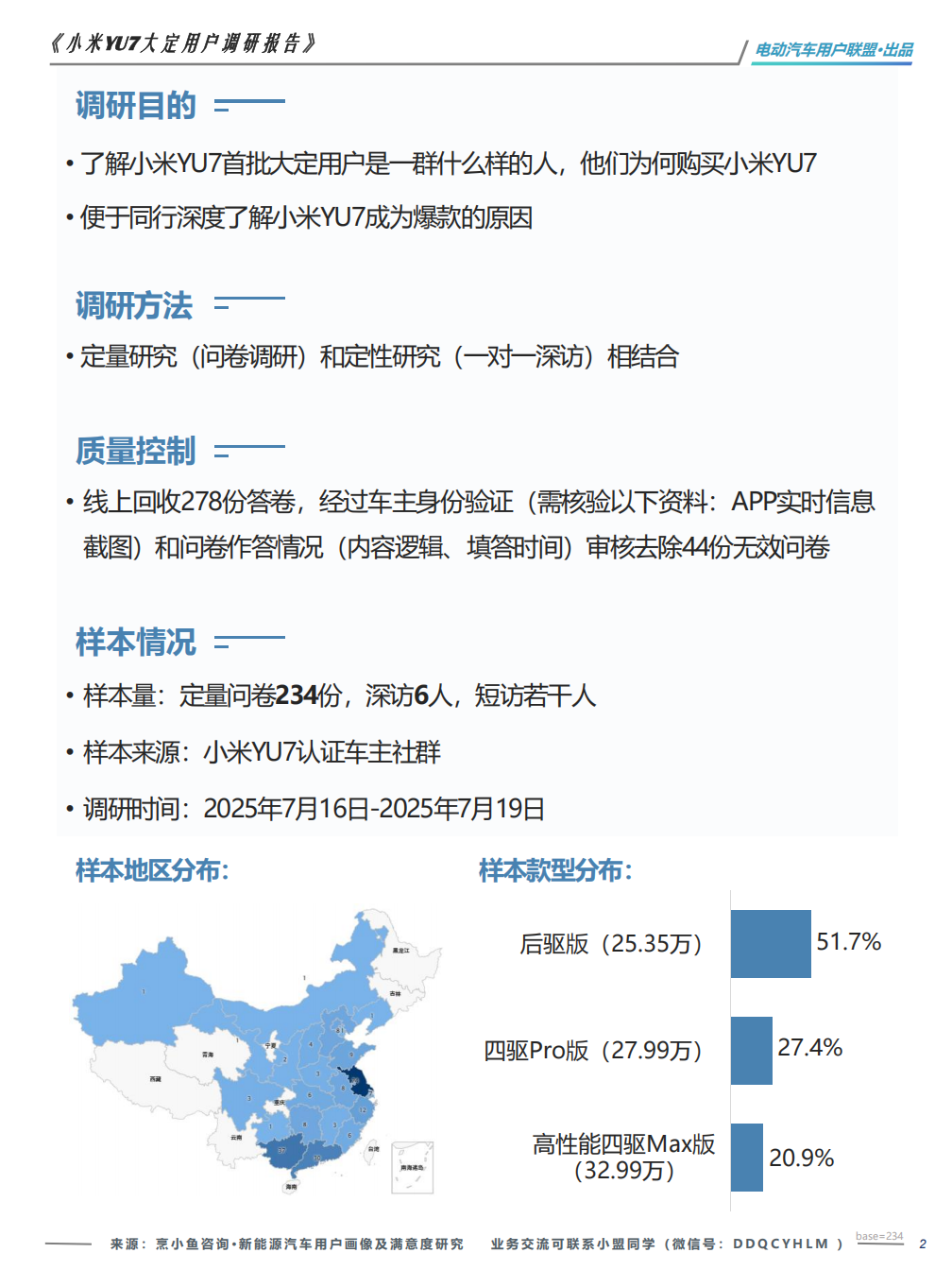 电动汽车用户联盟：2025年小米YU7大定用户调研报告,电动汽车,小米,电动汽车,小米,第2张