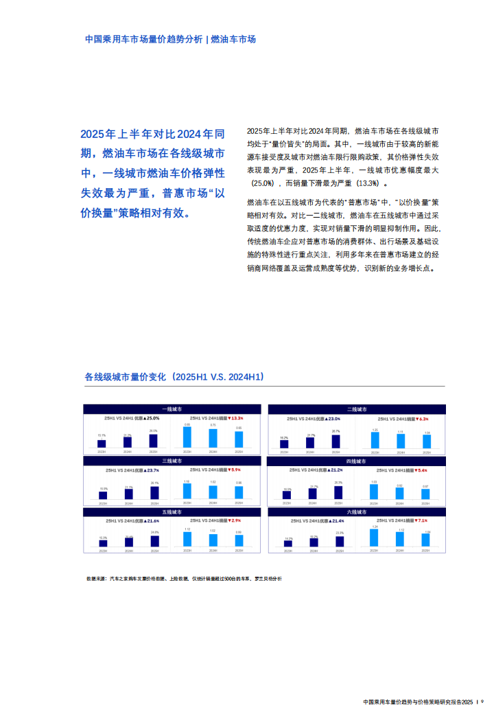 中国乘用车量价趋势与营销策略研究报告2025,乘用车,乘用车,第9张